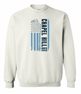 Chapel Hill - USA Flag Crew Neck Sweatshirt
